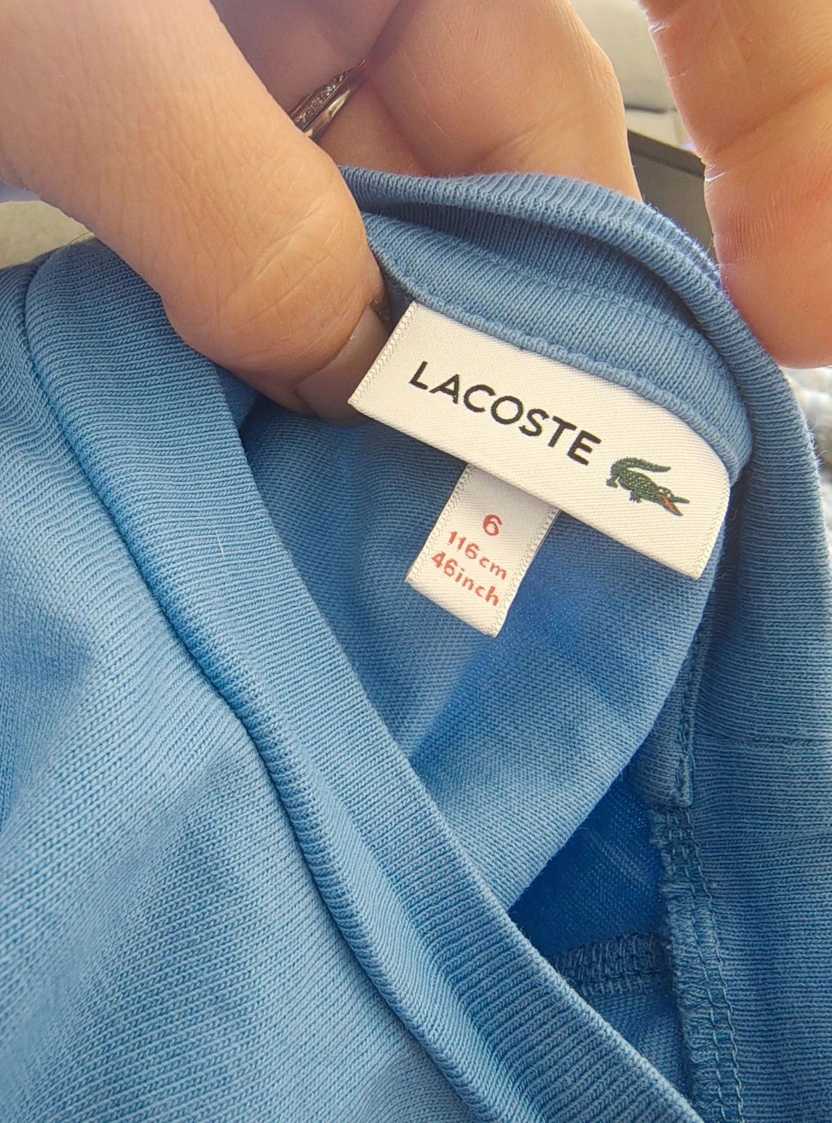 6 ans robe été Lacoste authentique – photo 2